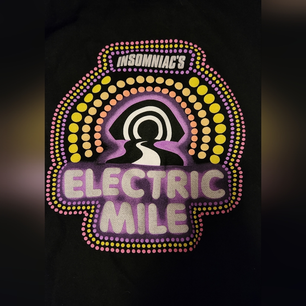 Insomiac EDC Festival Electric Mile Hoodie Zipper Black